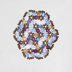  - Brooch Oval Shea -  - Laiton bronze